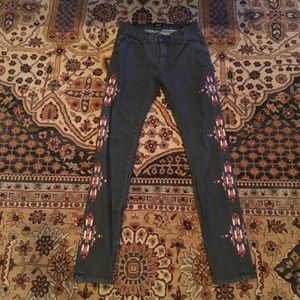 Urban outfitters bdg tribal cigarette jeans